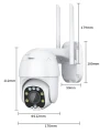 Kamera obrotowa do monitoringu PTZ LINERO P25 5MP, WIFI, LAN, 5X ZOOM OPTYCZNY