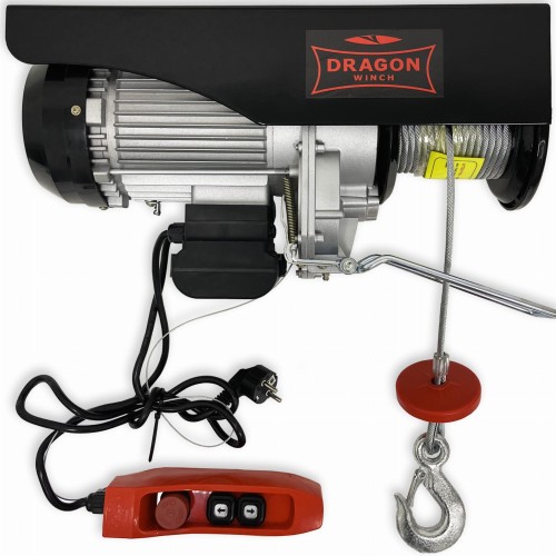 Wyciągarka przemysłowo-budowlana DRAGON WINCH DWI 500/990 HD INDUSTRIAL, 230V, udźwig do 990 kg